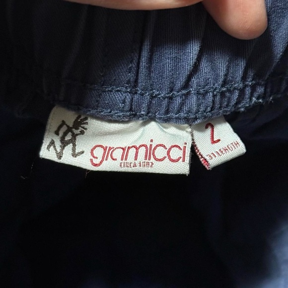 Gramicci Navy Blue Slim Fit Outdoor Hiking Pants Sz 2 | Stretch Cotton Climbing - Picture 6 of 7